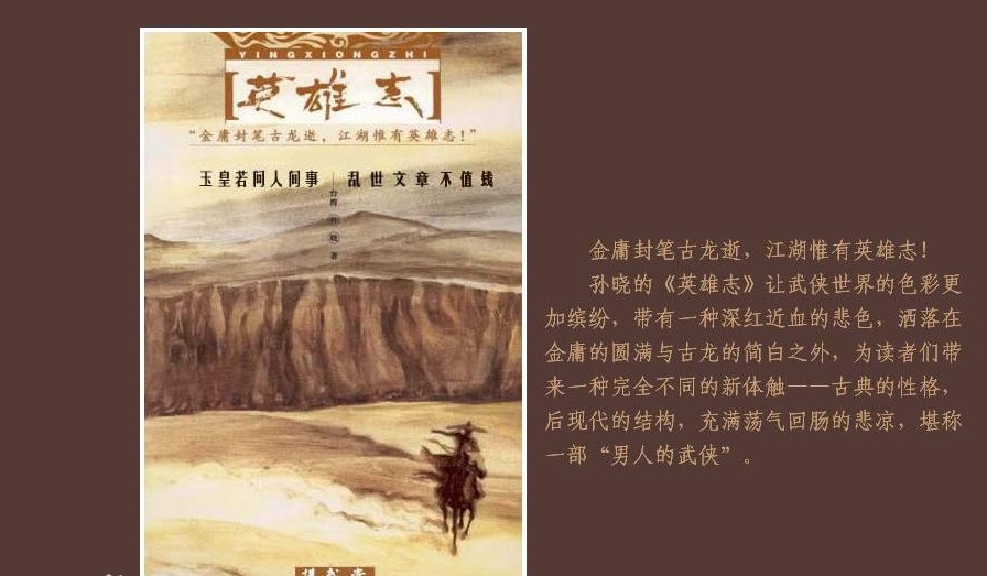 《英雄志》(校对第1-22卷)作者:孙晓 百度云txt全集下载 封面